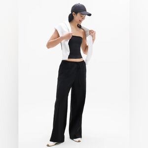 Athleta Midnight Black Wide Leg Pants